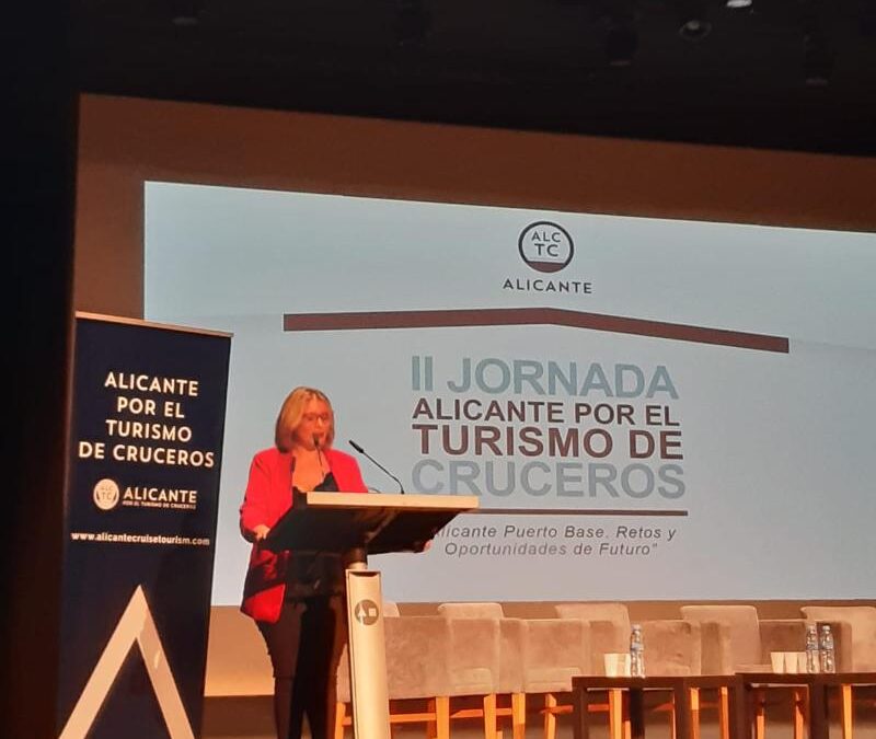 La vicealcaldesa de Alicante inaugura la II Jornada de Alicante por el Turismo de Cruceros