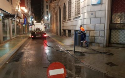 Puesta en marcha de un Plan Especial de Desinfección en las calles de Alicante mientras dure la alerta sanitaria del ‘coronavirus’