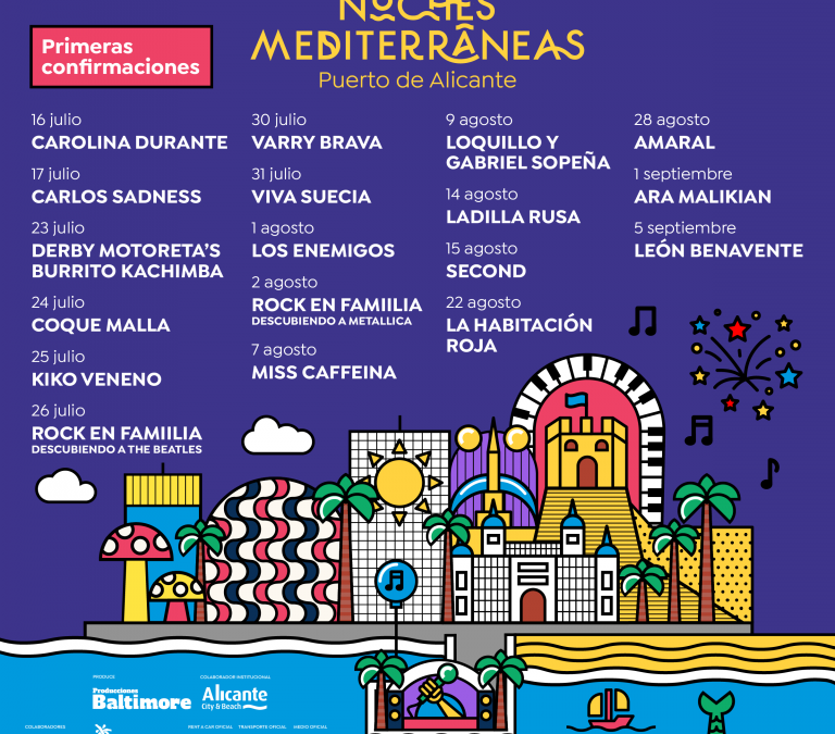 El Patronato Municipal de Turismo de Alicante apuesta por la música para reactivar el sector en las noches de verano