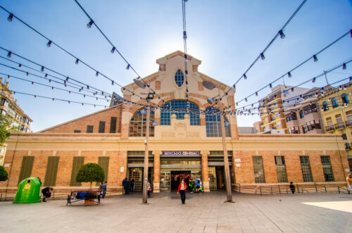 Fachada trasera. Mercado Central de Alicante