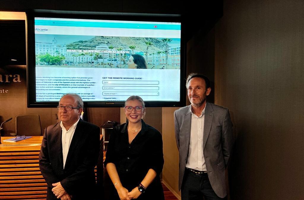 La Universidad de Alicante, Fundeun y el Patronato de Turismo colaboran para promover Alicante como destino de teletrabajo y nómadas digitales