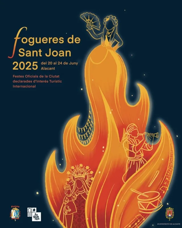 Programa completo Hogueres de Sant Joan 2025 🔥👇

📅 SÁBADO 7 JUNIO
19:00 – Cabalgata del Ninot (Alfonso el Sabio → Rambla → Altamira → Ayuntamiento)

📅 DOMINGO 8 JUNIO
14:00 – Mascletà “Pólvora tot l’any” (Puerta de Alicante)

📅 SÁBADO 14 JUNIO
14:00 – Mascletà (Gran Vía)
18:30 – Entrada de Bandas y Comisiones (Luceros → Ayuntamiento)

📅 DOMINGO 15 JUNIO
17:00 – Clausura Exposición del Ninot y recuento votos (Antigua Lonja)

📅 MARTES 17 JUNIO
23:00 – Arribada del Foc (El Corte Inglés)

📅 MIÉRCOLES 18 JUNIO
14:00 – Mascletà en Luceros (Pirotecnia Crespo)
21:00 – Inauguración del Mercadito de Fogueres (Paseo Federico Soto)

📅 JUEVES 19 JUNIO
14:00 – Mascletà (Pirotecnia Turis)
00:00 – Plantà oficial de hogueras infantiles y ninots de carrer

📅 VIERNES 20 JUNIO
09:00 – Visita del jurado a hogueras infantiles
14:00 – Mascletà (Pirotecnia Ferrández)
17:00 – Lectura de premios infantiles
20:30 – Inauguración de Barracas y Racós
00:00 – Plantà oficial de hogueras adultas

📅 SÁBADO 21 JUNIO
09:00 – Visita del jurado a hogueras y barracas
14:00 – Mascletà (Alto Palancia)
17:00 – Premios a hogueras, barracas y calles
18:00 – Ofrenda de Flores (1ª parte)
22:00 – Verbenas

📅 DOMINGO 22 JUNIO
11:00 – Desfile de entrega de premios
13:00 – Colla de Nanos i Gegants
14:00 – Mascletà 
18:00 – Ofrenda de Flores (2ª parte)
22:00 – Verbenas

📅 LUNES 23 JUNIO
12:00 – Entrega premios Ofrenda (Mercadito)
13:00 – Colla de Nanos i Gegants
14:00 – Mascletà (Hermanos Ferrández)
19:00 – Dansà d’Alacant (Plaza del Ayuntamiento)
20:00 – Desfile folclórico internacional
22:00 – Verbenas

📅 MARTES 24 JUNIO
13:00 – Colla de Nanos i Gegants
14:00 – Mascletà (Hermanos Sirvent)
20:00 – Misa oficial (Concatedral de San Nicolás)
22:00 – Verbenas
00:00 – Palmera desde el Benacantil + Nit de la Cremà 

📅 DEL 25 AL 29 JUNIO – Paseo Volado
🎇 Concurso de fuegos artificiales (00:00 h):
🔹 25 – Pirotecnia Turis
🔹 26 – Fuegos Artificiales del Mediterráneo
🔹 27 – Pirotecnia Ferrández
🔹 28 – Pirotecnia Gironina
🔹 29 – Pirotecnia Hermanos Sirvent
🛻 29 junio – 20:00 h: Desfile del Coso Multicolor (Luceros → Alfonso X)

📌 Guarda este post para tener a mano todo el calendario.

#Fogueres2025